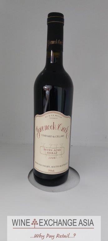 (image for) Greenock Creek Shiraz Seven Acre 2008 (WA 94)
